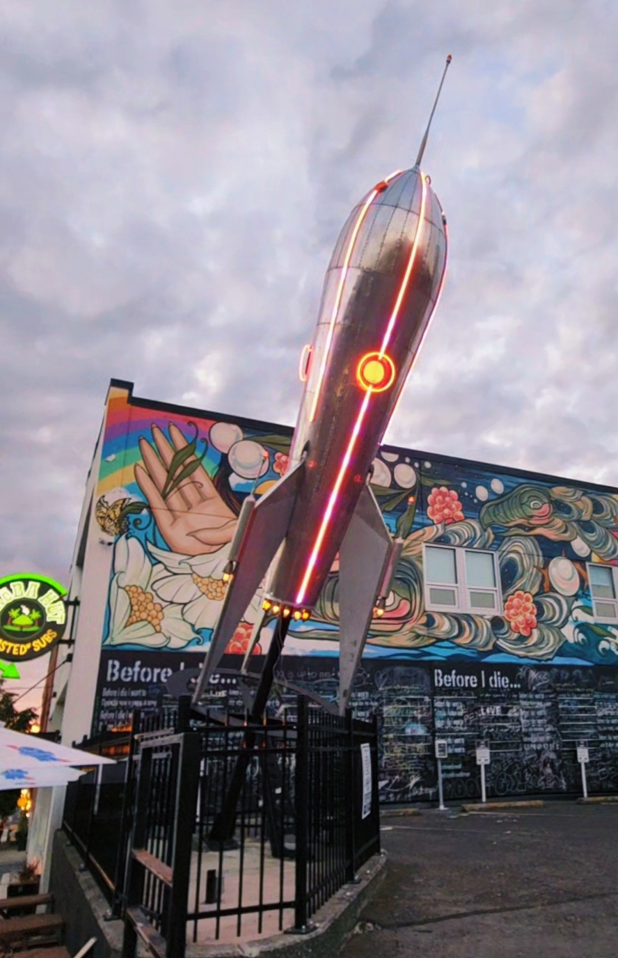 Rocket Sculpture