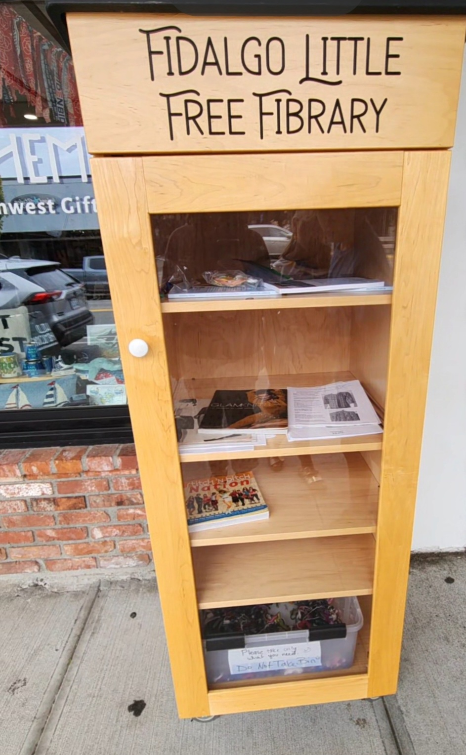 Fidalgo Little Free Fibrary-Fiber Arts