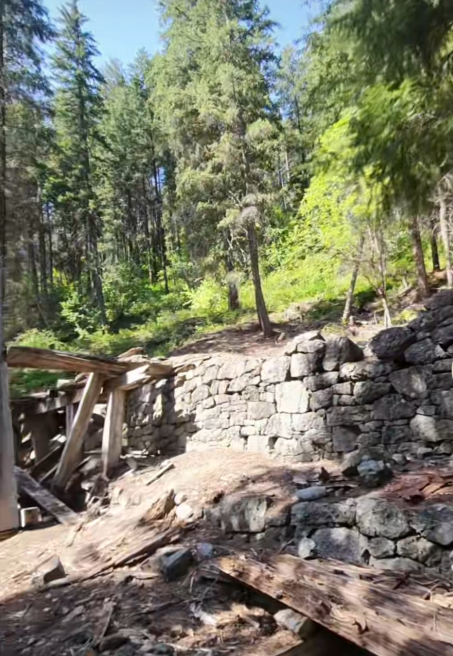 Old Mine Site or Old Blewett Stamp Mill
