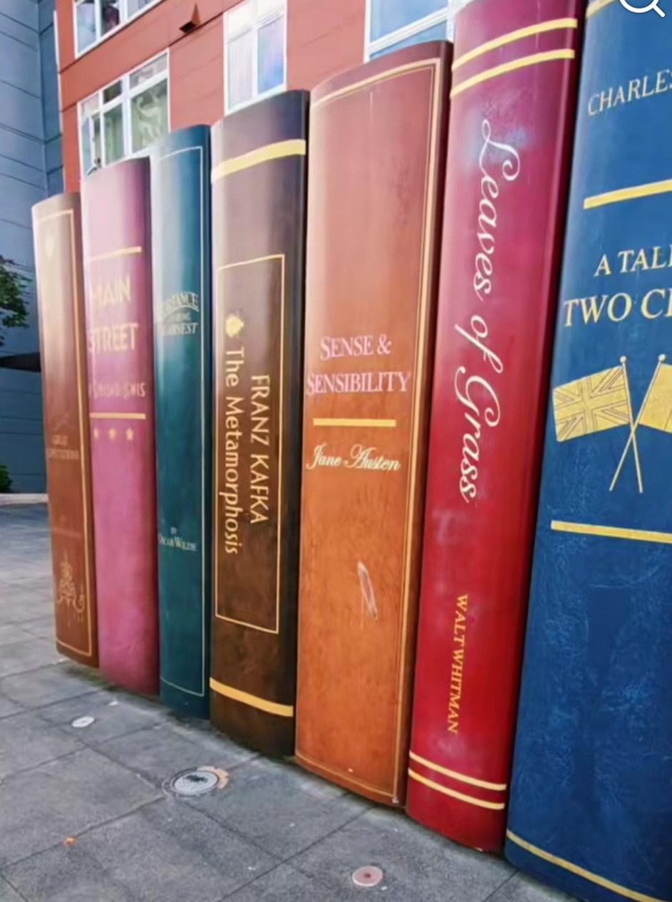 Giant Book Stack