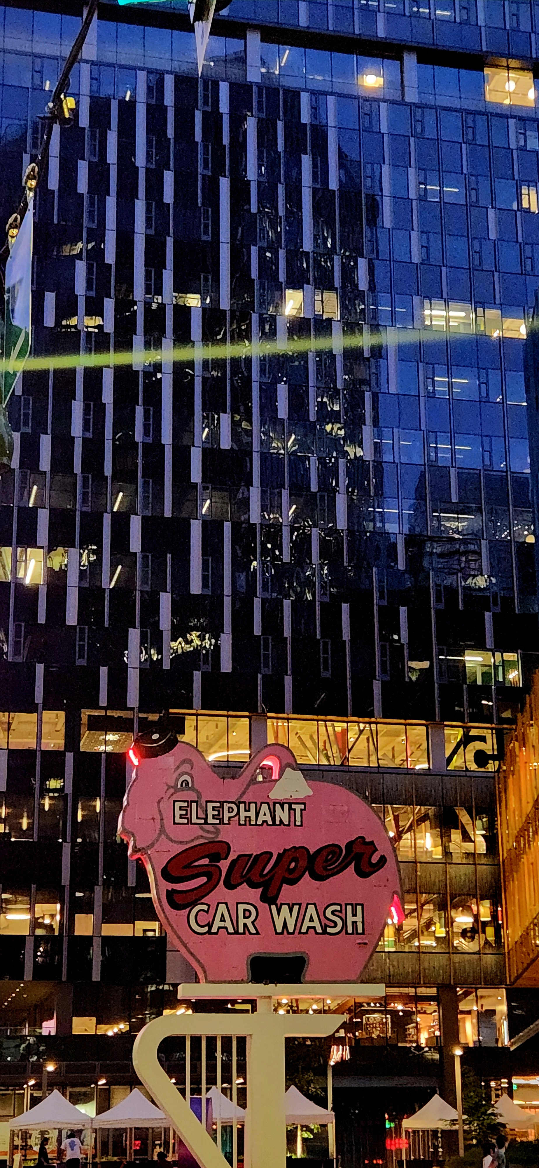Elephant Car Wash Sign