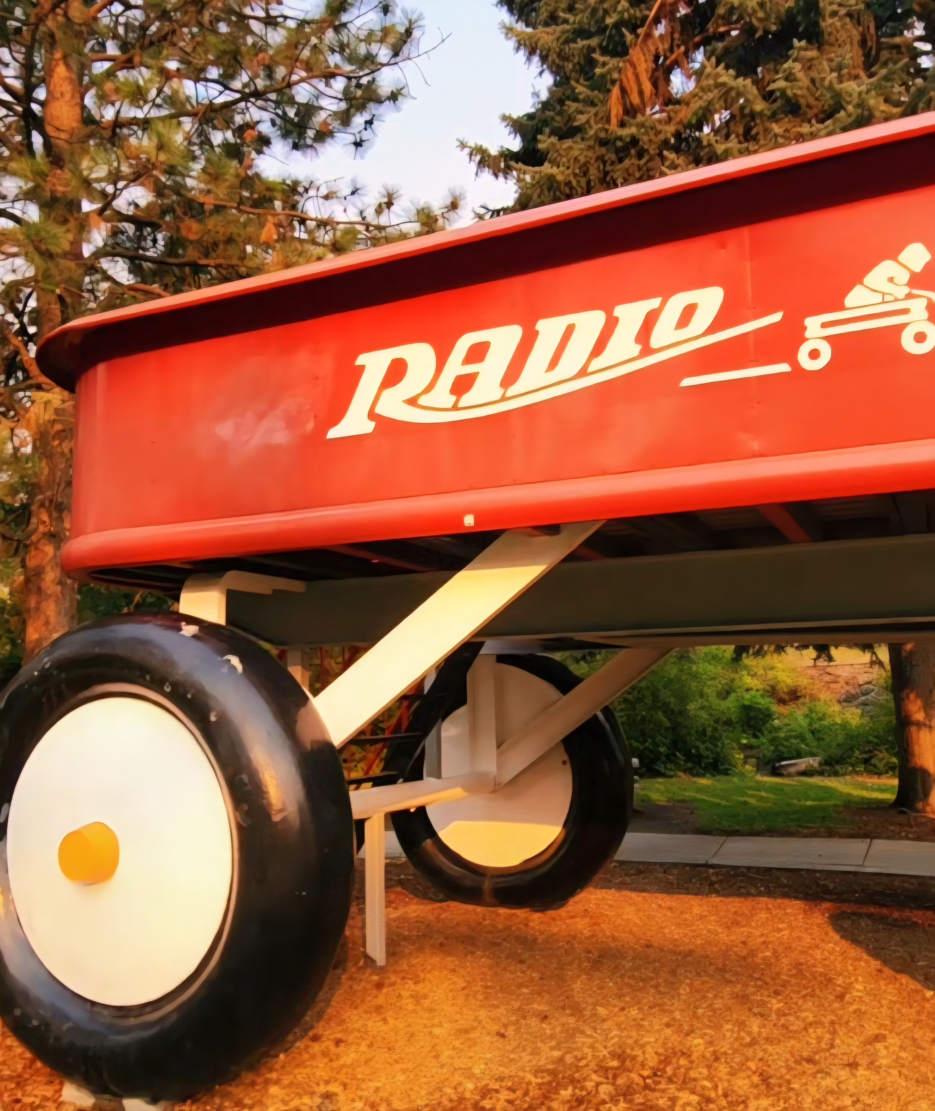 Giant Radio Flyer